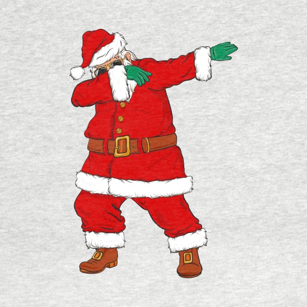 Dabbing Santa Hip-Hop Christmas by Eugenex